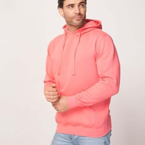 Midweight Classic Pullover Fleece Hoodie Unisex Decorator Blanks Style - Picture 4 of 6